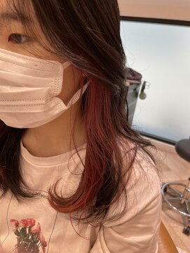 ロンド レグリーズ 立川(Lond leglise) 【槌矢圭悟】インナーカラー/ピンク/ワインレッド/暖色系