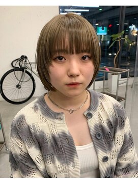 ノットイコール(not equal) ボブウルフ×ハイトーンベージュ