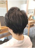 大人女性40代50代ショートカットパーマスタイル　 夏目サトル