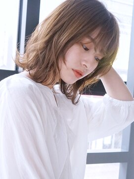 アイティーバイアルバム 藤沢店(IT by ALBUM) カジュアルボブ_ミニウルフテラコッタくすみブルー_28703