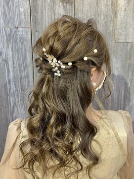 キッススワン(KISS SWAN) 【結婚式ハーフアップ】札幌美容室