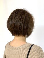 クオリス 上板橋店(QUALIS) 大人可愛い前下がりショートボブ/ひし形丸み/アッシュブラウン