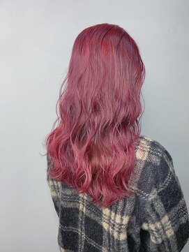 モルニ(MORNI) 髪質改善トリートメント_マロンベージュ Aラインボブ かきあげ