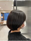 髪質改善/切りっぱなしボブ/美髪/30代40代/［人形町］