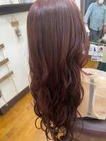 美容室 メザミー MESAMIES 30代40代☆赤髪☆大人可愛いニュアンスバウンシーカール