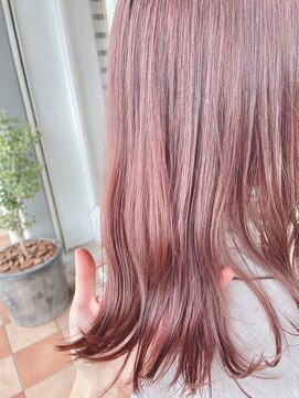 ヘアドレス ルチュラ(Hair dress LucuLa) 【ルチュラ折戸】ダブルカラー！ハイトーンピンクベージュ