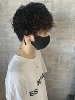 リル(lil)&nbsp;メンズパーマ【イルミナカラー/宇都宮美容室/鹿沼美容室】