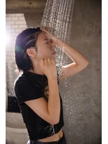 ヘアセット　編み込み　コーンロウ風