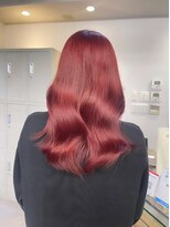 フラム 渋谷(flamme)&nbsp;ブリーチ１回◇レッドカラー◇