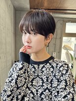 20代30代40代50代/丸みショート/クビレ/前髪あり/表参道