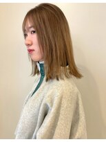 トーチ(torch)&nbsp;【大須　上前津　矢場町　栄】ケアブリーチ　ミルクティーカラー