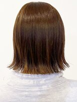 レポヘアー(Repos hair)&nbsp;20代30代40代大人可愛い髪質改善カラー外はねミディアム艶感