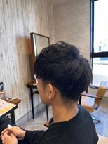 エヌアンドエー 杉戸高野台店(N&A)&nbsp;爽やかショート#5 ビジネススーツ短髪黒髪ニュアンスパーマ