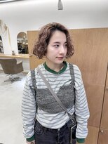 スワッグ(Swag)&nbsp;ボブパーマ♪ミルクティーベージュ◎