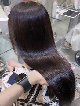 ラメール(MAISON LA MER)の写真/ダメージを抑え自然なストレートヘアに！髪の悩みに合わせて施術をご提案☆毎朝のスタイリングが楽になる♪