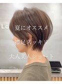 浦和ショートヘアショートカット白髪ぼかし白髪染めボブ40代50代