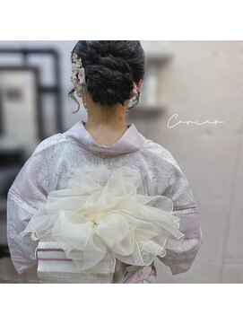 カリーノ 表参道(CARINO) ふわふわ兵児帯アレンジ　ルーズシニヨン