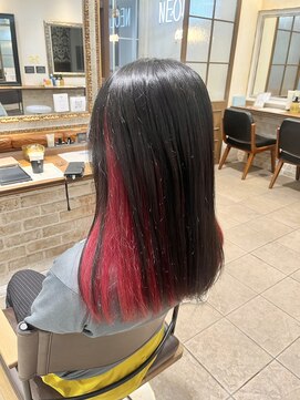 ネオリーブカップ 町田店(Neolive capu) インナーカラー/チェリーレッド/ボルドーカラー/デザインカラー