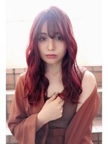 フラミューム 藤沢(flammeum)&nbsp;チェリーレッド×ゆるウェーブ【藤沢】