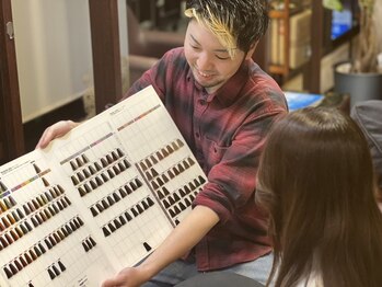 ヘアーサロン シェール(hair salon Cher)の写真/髪や自分のことを理解しながら困ってること、コンプレックスの改善の為のアドバイスを心がけています◎