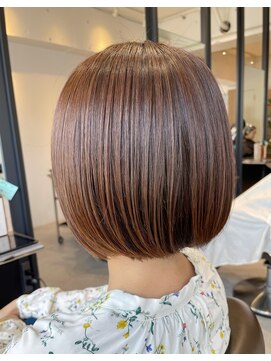 クラップス 弘明寺店(CLAPS) ミニボブ×ダークグレージュ