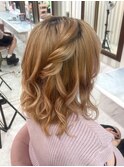 ガーリースタイル/心斎橋/ヘアメ/セットサロン