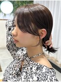 ◎美髪カールピンクブラウンロングセミディ似合わせ前髪