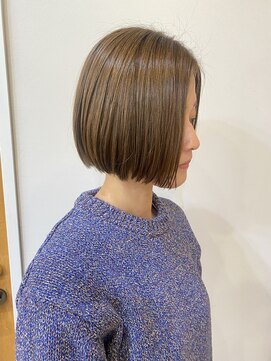 モリオ フロム ロンドン 成増店 【morio成増/一戸】切りっぱなしストレートミニボブ