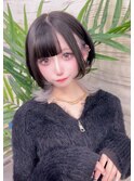☆CAPSULE☆ウルフカット　インナーカラー　ホワイトグレージュ