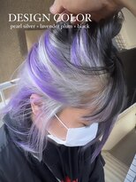 イエナ 渋谷(IENA)&nbsp;デザインカラーケアブリーチダブルカラーパープルカラー