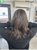 ハイライトバレイヤージュダブルカラーケアブリーチ20代30代