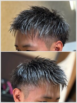 アップバングショート/王道メンズショート/ジェットモヒカン