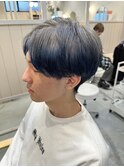 メンズもデザインカラーを！「シルバーブルー」