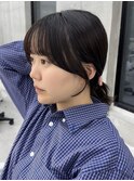 ◎美髪カールピンクブラウンロングセミディ似合わせ前髪