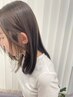 【ライト】「色落ち防止&さらさら髪質改善カット+カラー+Tr」￥8,150OFF