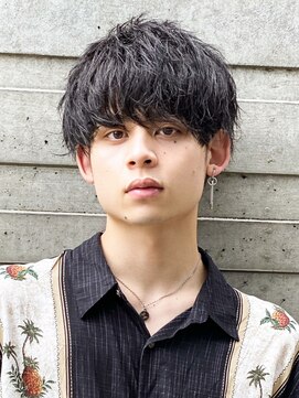エルマーク 渋谷(L-MARK) ツイストスパイラル波巻きパーマスパイラルパーマパーマメンズ