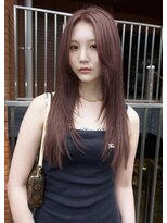 イェン(Yen.)&nbsp;ピンクベージュロングレイヤーカット