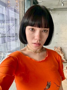 スクリーンギンザメゾン 銀座(SCREEN GINZA MAISON.) 黒髪カタログ/クラゲヘアー/オリーブ/銀座