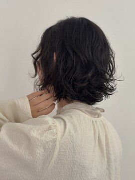 スペシウムバイアンバースデー(spacium by UNBIRTHDAY) ふわっとボブパーマ /ヤノ ミユウ