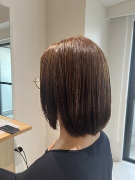 ソイクフ 四条大宮店(SOY-KUFU) 20代30代40代◎似合わせカットココアベージュブラウン小顔ミディ