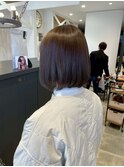 ワンレンボブ/ショートボブ/切りっぱなしボブ/越谷