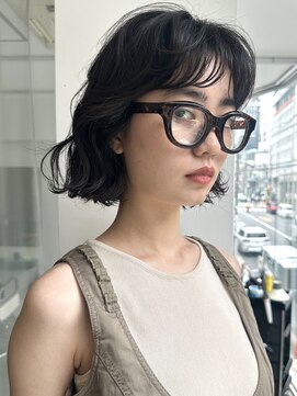 トーカ(tohka) 切りっぱなしボブ/ボブパーマ/ニュアンスパーマ/コテ巻きパーマ