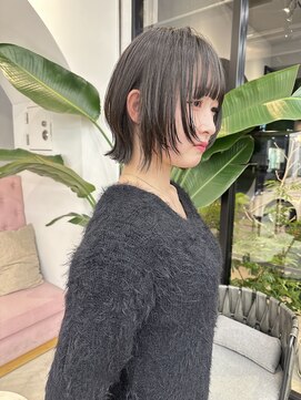 サンド 大阪梅田(sand) ココアベージュ/オリーブグレー/小顔