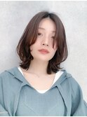 髪質改善ボブ縮毛矯正ミディアムレイヤー似合わせカット門前仲町