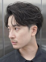 フィフス 大分(fifth) 大分毛流れフェザーパーマメンズカット刈り上げセンターパート
