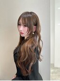 春夏カラー/レイヤーカット/巻き髪ヘア