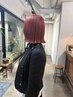 【人気No.2☆】透明感カラー+トリートメント ¥8900