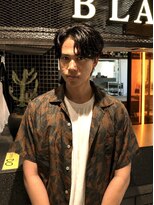 ブラック(BLACK)&nbsp;色気センターパート