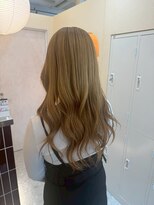 ジーナ  札幌大通(Zina)&nbsp;髪質改善＊ミルクティーブロンド＊韓国風＊美髪＊Zina札幌大通