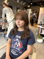 エッセ 大阪梅田茶屋町店(esse) 【梅田/U24】ダブルカラーで透明感オリーブベージュ×小顔カット